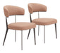 Loom - Dining Chair (Set of 2) - Tan Zuo Modern