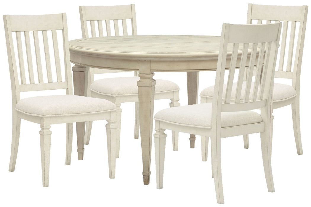 Newport - Extendable Round Dining Table Set Magnussen Furniture