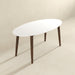 Ada - Oval Dining Table And 4 Side Chairs - White Ashcroft Furniture