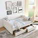 Upholstered Daybed & 2 Drawers Home Essentials