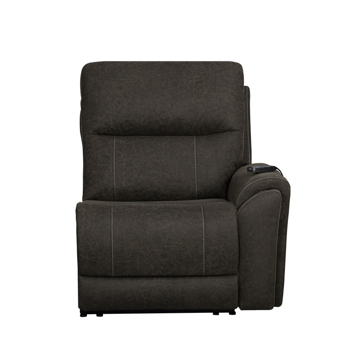 Gaia - RAF Recliner With Power Headrest, Footrest, Massage, Heat - Sable New Classic