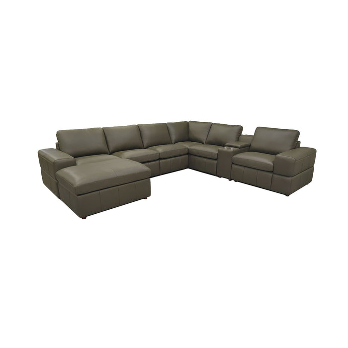 Modular Sectional With Large Square Arms, Custom Configuration Home Essentials