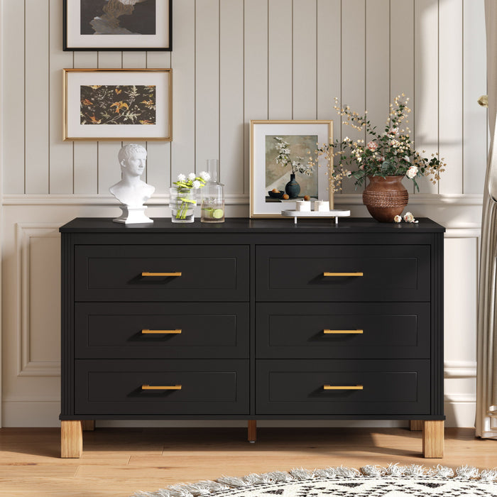 6 Drawer Double Dresser Home Essentials