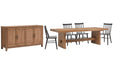 Lindon - Trestle Dining Table Set Magnussen Furniture