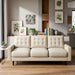 3 Seat Sofa Couch With Tufted Back Upholstered Couch For Living Room US Pride