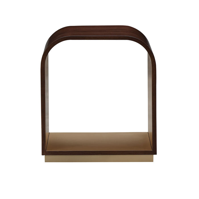 Houston - End Table - Walnut Michael Amini