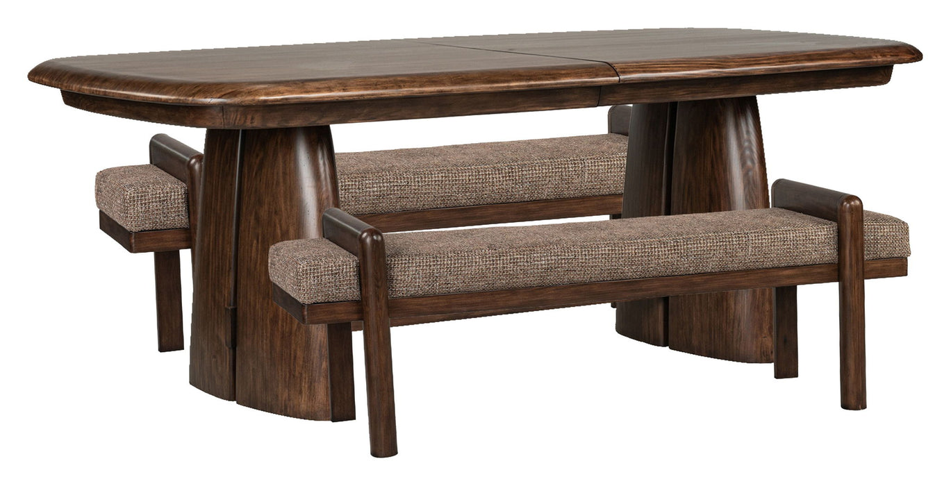 Belville - Extendable Trestle Dining Table Set Magnussen Furniture