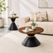 2 Piece Round Coffee Table Set For Living Room Home Essentials