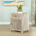 1 Door Accent Cabinet With Drawer - Beige Furniture Max