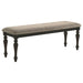 Kavita - Upholstered Dining Bench - Charcoal Furniture Max