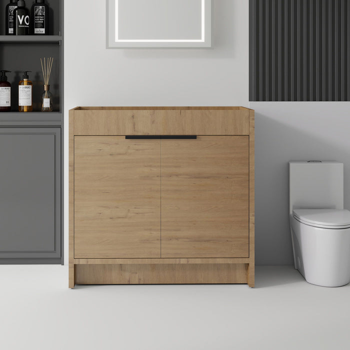 Freestanding Bathroom Vanity Cabinet With Soft Close Doors, Cabinet Only Home Essentials