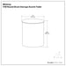 Whitney - Handcrafted Metal Storage Table Simpli-Home