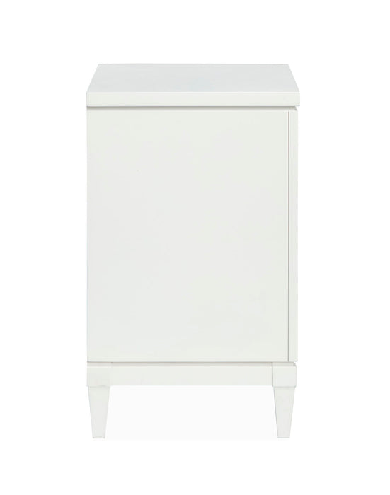 Springhouse - Door Nightstand - Whisper White Magnussen Furniture