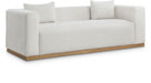 Alfie - Linen Textured Fabic Sofa Meridian Furniture