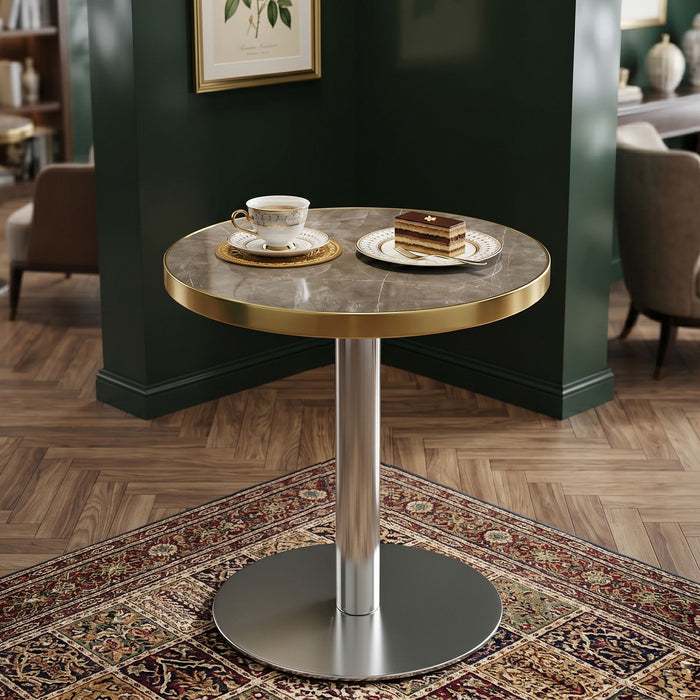 Elegant Modern Round Bistro Table Home Essentials