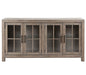 Tinley Park - Buffet Curio Cabinet - Dove Tail Gray Magnussen Furniture