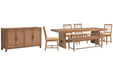 Lindon - Trestle Dining Table Set Magnussen Furniture