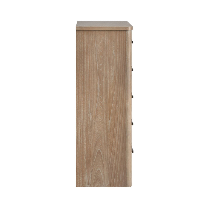 Anika - 5 Drawer Chest - Natural / Brown New Classic