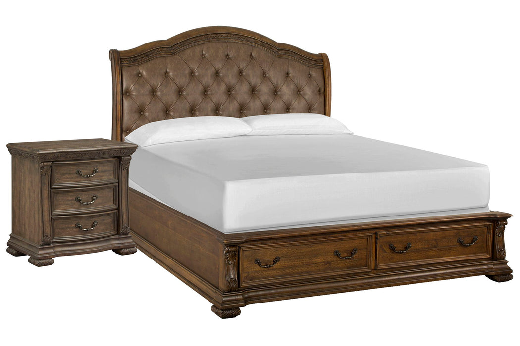 Durango - Upholstered Sleigh Storage Bedroom Set Magnussen Furniture