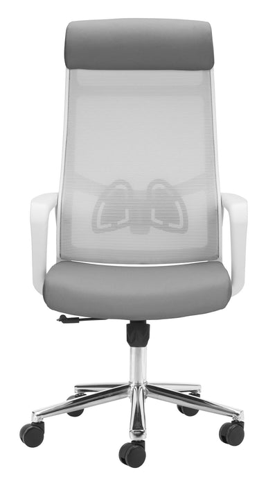 Jett - High Back Office Chair - Light Gray Zuo Modern