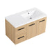 Wall Mounted Floating Bathroom Vanity With Sink, Door & Drawers Modular Cabinet Home Essentials