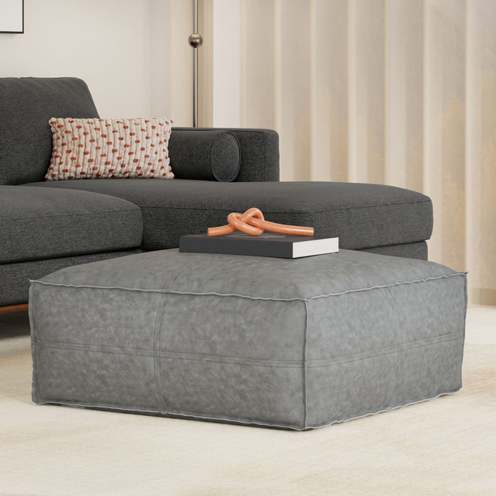 Brody - Large Square, Coffee Table Pouf Simpli-Home