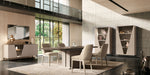 Fidia, Aris - Dining Table - Beige / Dark Brown Camelgroup Italy