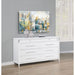 Robinson - 8 Drawer Dresser - White Furniture Max