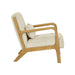 Upholstered Armchair With Back Support Pillow Home Essentials