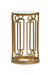 Lorena - Round Accent Table - Burnished Brass Magnussen Furniture