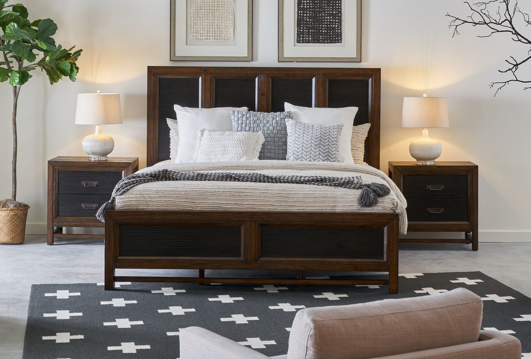 Bridgevine Home Branson Queen Size Panel Bed, Two - Tone Finish