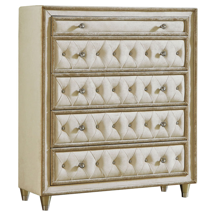 Williams - 5 Drawer Bedroom Chest - Camel Furniture Max