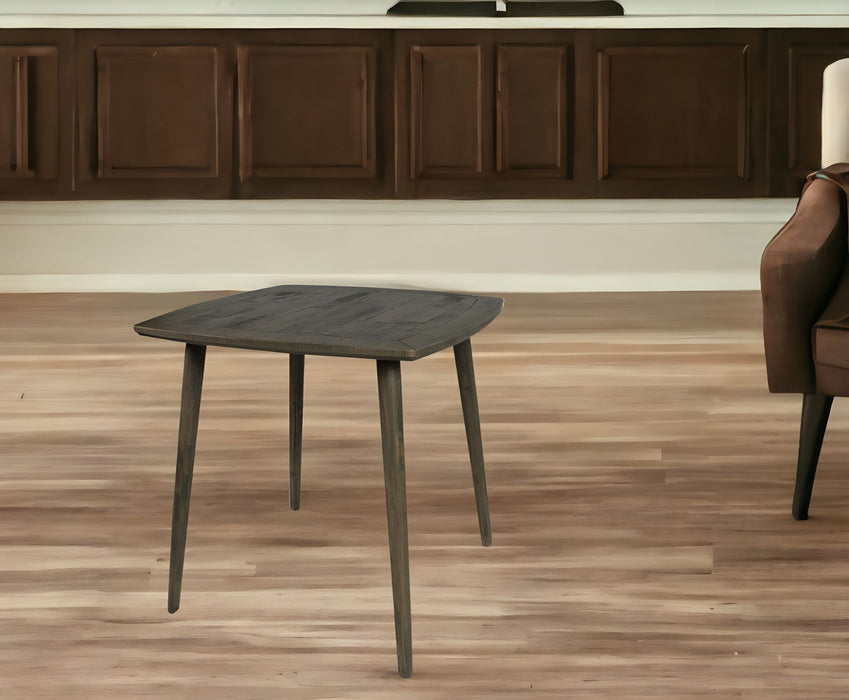 Square Solid Wood Dining Table - Brown