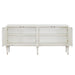 Ansaldo - Console Cabinet - Pearl White & Silver Shimmer ACME