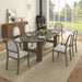 Oval Dining Table Set For 6 With 6 Upholstered Chairs Hearth and Haven
