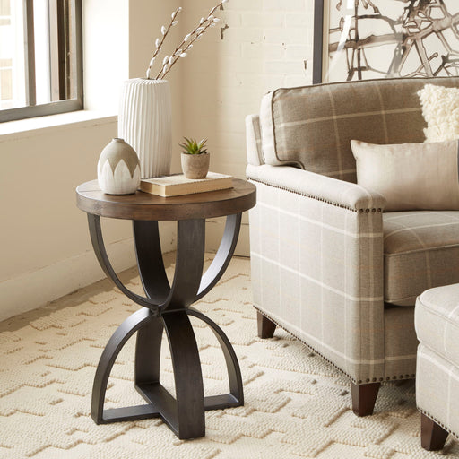 Bowden - Round Accent Table - Rustic Honey Magnussen Furniture