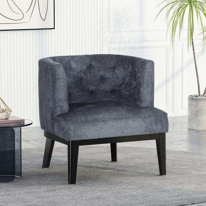Accent Chair - Charcoal - Fabric