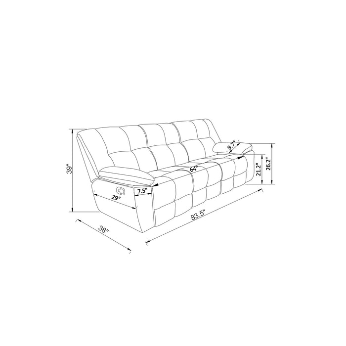 Liam - Reclining Set Global Furniture USA