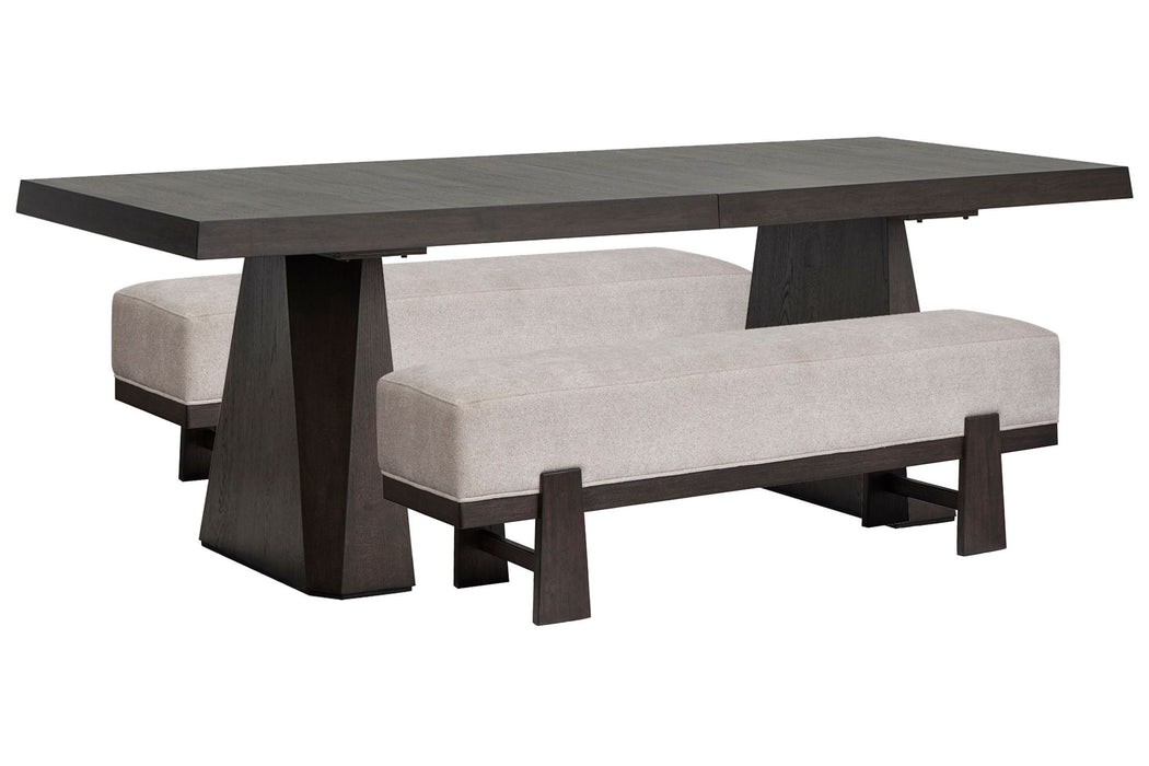 Tauren - Double Pedestal Dining Table Set Magnussen Furniture