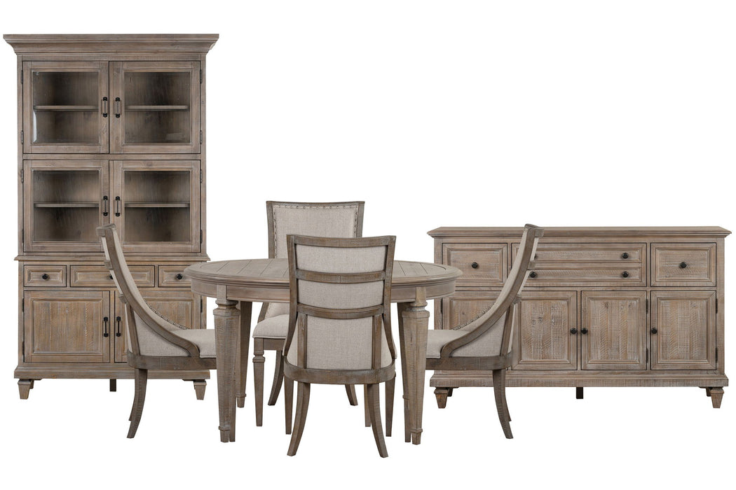 Lancaster - Extendable Round Dining Table Set Magnussen Furniture