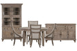 Lancaster - Extendable Round Dining Table Set Magnussen Furniture