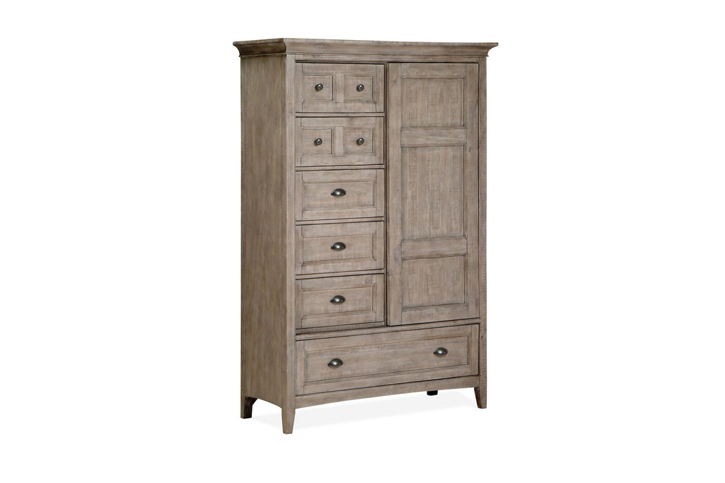 Paxton Place - Wood Door Chest - Dove Tail Gray Magnussen Furniture