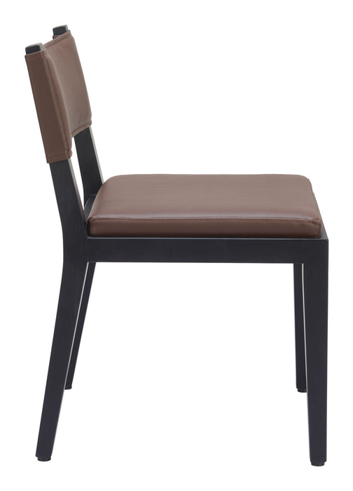 Roxas - Dining Chair (Set of 2) - Brown Zuo Modern