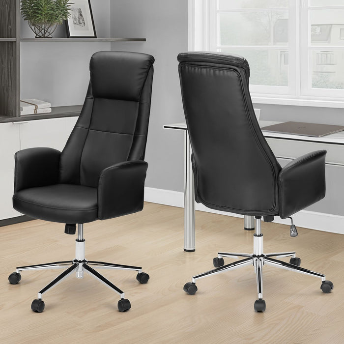 Office Chair With Adjustable Height - Black 8th Street
