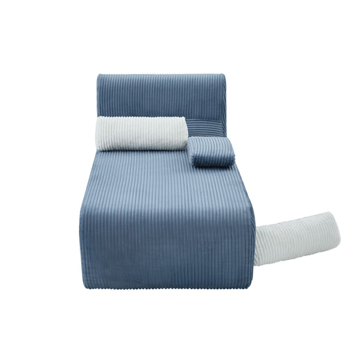 Modern Chaise With Ergonomic Design Hearth and Haven