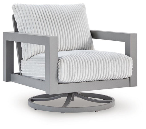 Hurley Park - Swivel Chair With Cushion - Gray Signature Design by Ashley®