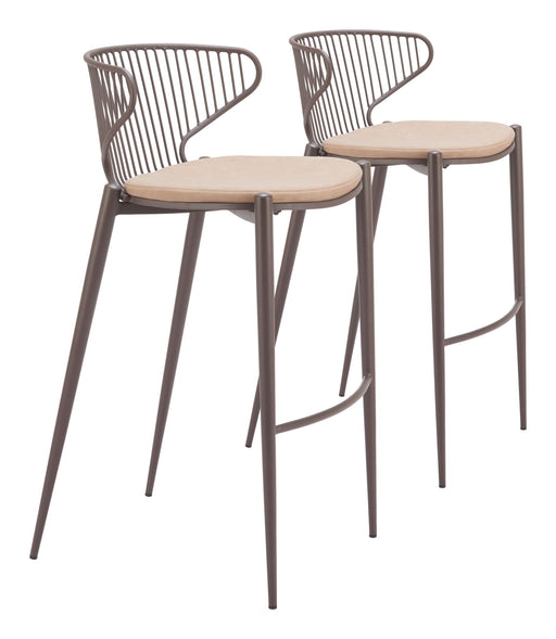 Silues - Stool (Set of 2) Zuo Modern