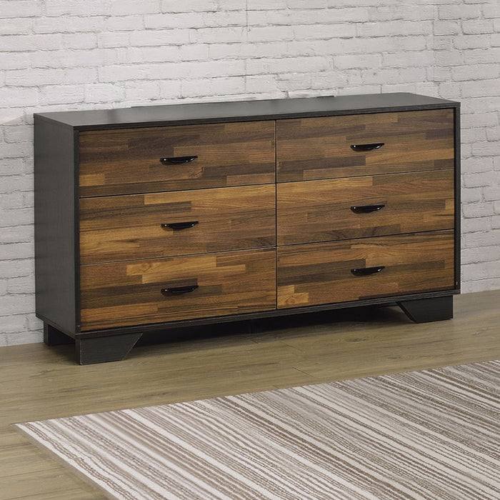 Eos - Dresser - Walnut & Black ACME