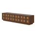 Media Console TV Stand With 6 Drawers & 2 Cabinets - Walnut Hearth and Haven