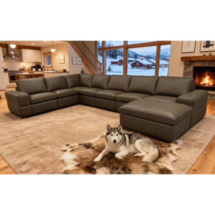 Large Square Arms Modular Sectional Home Essentials